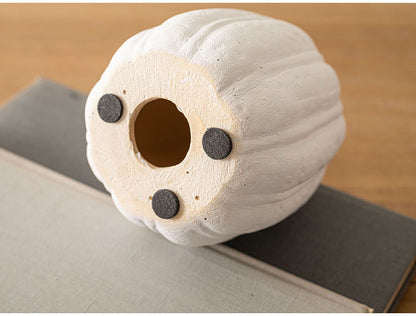 フルーツオブジェ CLY-42 東谷 オブジェ かぼちゃ 小物 置物 インテリア雑貨 玄関 野菜 陶器 マット仕上げ アート おしゃれ コンパクト 観賞 リビング かわいい 黒 ブラック(代引不可)