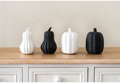 フルーツオブジェ CLY-42 東谷 オブジェ かぼちゃ 小物 置物 インテリア雑貨 玄関 野菜 陶器 マット仕上げ アート おしゃれ コンパクト 観賞 リビング かわいい 黒 ブラック(代引不可)