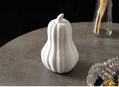 フルーツオブジェ CLY-43 東谷 オブジェ かぼちゃ ひょうたん型 小物 置物 インテリア雑貨 玄関 野菜 陶器 マット仕上げ アート おしゃれ コンパクト 観賞 リビング かわいい 黒 ブラック(代引不可)