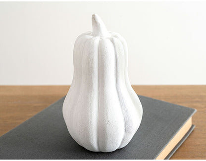 フルーツオブジェ CLY-43 東谷 オブジェ かぼちゃ ひょうたん型 小物 置物 インテリア雑貨 玄関 野菜 陶器 マット仕上げ アート おしゃれ コンパクト 観賞 リビング かわいい 黒 ブラック(代引不可)