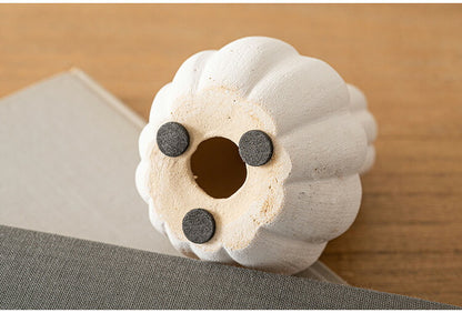 フルーツオブジェ CLY-43 東谷 オブジェ かぼちゃ ひょうたん型 小物 置物 インテリア雑貨 玄関 野菜 陶器 マット仕上げ アート おしゃれ コンパクト 観賞 リビング かわいい 黒 ブラック(代引不可)