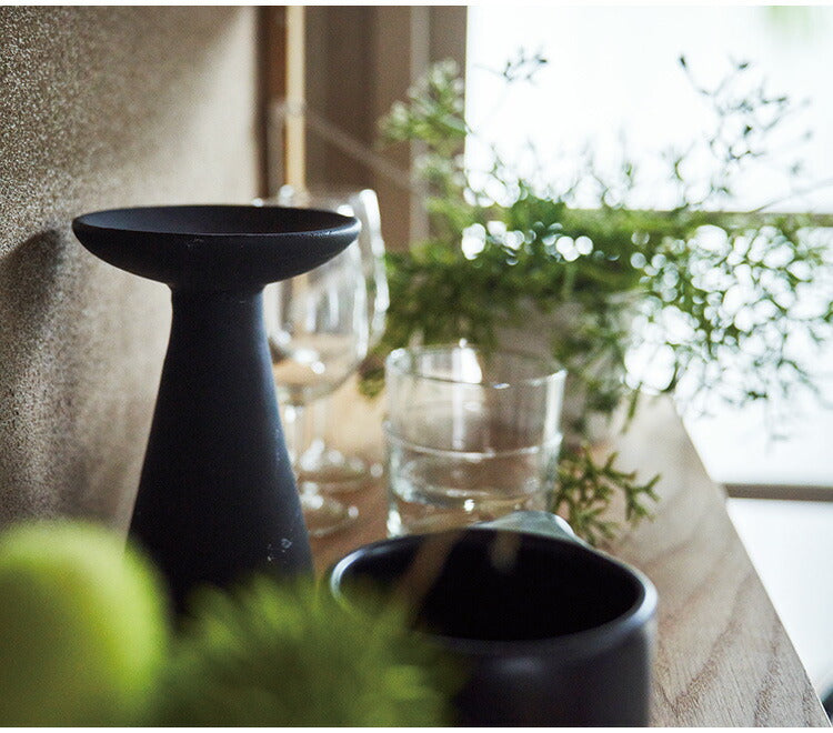 トレーS CLY-44 東谷 トレー Sサイズ 小物置き 置物 オブジェ 玄関 陶器 おしゃれ インテリア雑貨 北欧 コンパクト 台 アクセサリースタンド シンプル ディスプレイ 黒 ブラック(代引不可)