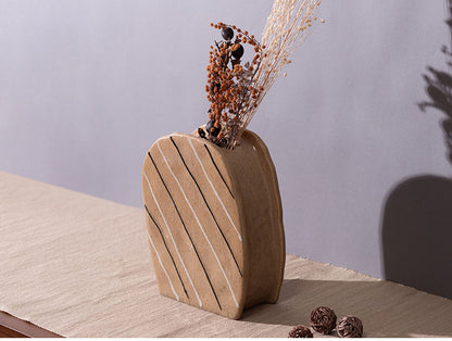 フラワーベース CLY-70 東谷 フラワーベース 花瓶 花びん かびん フラワースタンド 陶器 北欧 おしゃれ ドライフラワー シンプル 艶 生花 枝物 卓上 床置き 陶器製 和モダン モダン レトロ(代引不可)