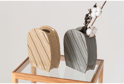 フラワーベース CLY-70 東谷 フラワーベース 花瓶 花びん かびん フラワースタンド 陶器 北欧 おしゃれ ドライフラワー シンプル 艶 生花 枝物 卓上 床置き 陶器製 和モダン モダン レトロ(代引不可)