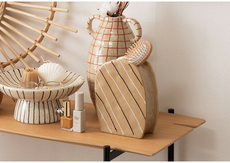 フラワーベース CLY-70 東谷 フラワーベース 花瓶 花びん かびん フラワースタンド 陶器 北欧 おしゃれ ドライフラワー シンプル 艶 生花 枝物 卓上 床置き 陶器製 和モダン モダン レトロ(代引不可)