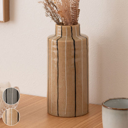 フラワーベース CLY-71 東谷 フラワーベース 花瓶 花びん かびん フラワースタンド 陶器 北欧 おしゃれ ドライフラワー シンプル 艶 生花 枝物 卓上 床置き 陶器製 和モダン モダン レトロ(代引不可)