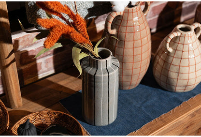 フラワーベース CLY-71 東谷 フラワーベース 花瓶 花びん かびん フラワースタンド 陶器 北欧 おしゃれ ドライフラワー シンプル 艶 生花 枝物 卓上 床置き 陶器製 和モダン モダン レトロ(代引不可)