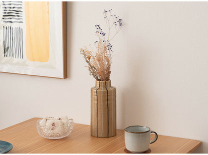 フラワーベース CLY-71 東谷 フラワーベース 花瓶 花びん かびん フラワースタンド 陶器 北欧 おしゃれ ドライフラワー シンプル 艶 生花 枝物 卓上 床置き 陶器製 和モダン モダン レトロ(代引不可)