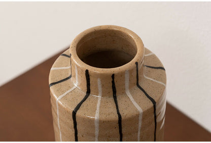 フラワーベース CLY-71 東谷 フラワーベース 花瓶 花びん かびん フラワースタンド 陶器 北欧 おしゃれ ドライフラワー シンプル 艶 生花 枝物 卓上 床置き 陶器製 和モダン モダン レトロ(代引不可)