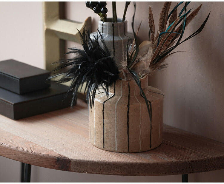 フラワーベース CLY-72 東谷 フラワーベース 花瓶 花びん かびん フラワースタンド 陶器 北欧 おしゃれ ドライフラワー シンプル 艶 生花 枝物 卓上 床置き 陶器製 和モダン モダン レトロ ベーシック(代引不可)