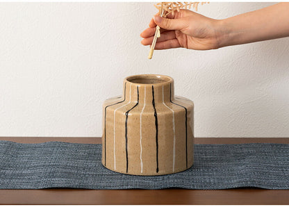 フラワーベース CLY-72 東谷 フラワーベース 花瓶 花びん かびん フラワースタンド 陶器 北欧 おしゃれ ドライフラワー シンプル 艶 生花 枝物 卓上 床置き 陶器製 和モダン モダン レトロ ベーシック(代引不可)