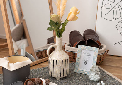 フラワーベース CLY-73 東谷 フラワーベース 花瓶 花びん かびん フラワースタンド 陶器 北欧 おしゃれ ドライフラワー シンプル 艶 生花 枝物 卓上 床置き 陶器製 和モダン モダン レトロ ベーシック(代引不可)