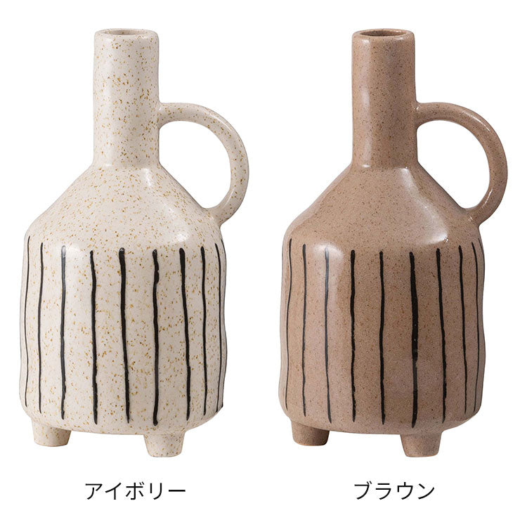 フラワーベース CLY-73 東谷 フラワーベース 花瓶 花びん かびん フラワースタンド 陶器 北欧 おしゃれ ドライフラワー シンプル 艶 生花 枝物 卓上 床置き 陶器製 和モダン モダン レトロ ベーシック(代引不可)