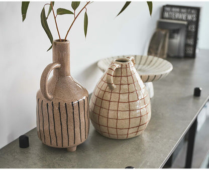 フラワーベース CLY-73 東谷 フラワーベース 花瓶 花びん かびん フラワースタンド 陶器 北欧 おしゃれ ドライフラワー シンプル 艶 生花 枝物 卓上 床置き 陶器製 和モダン モダン レトロ ベーシック(代引不可)