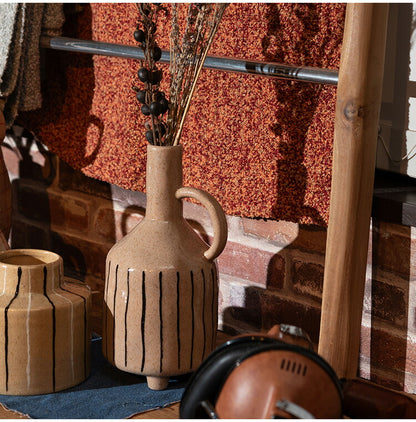 フラワーベース CLY-73 東谷 フラワーベース 花瓶 花びん かびん フラワースタンド 陶器 北欧 おしゃれ ドライフラワー シンプル 艶 生花 枝物 卓上 床置き 陶器製 和モダン モダン レトロ ベーシック(代引不可)