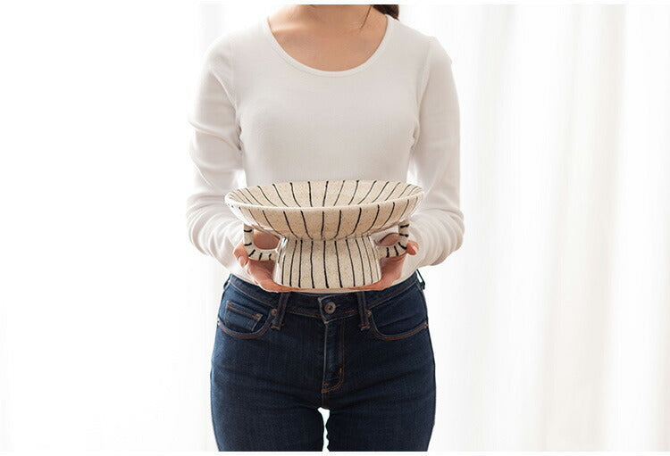 トレイベース CLY-74 東谷 トレー トレイ オブジェ インテリア 雑貨 置物 小物入れ アクセサリートレイ ディスプレイ おしゃれ お洒落 北欧 陶器 セラミック モダン オーナメント 直径26cm(代引不可)