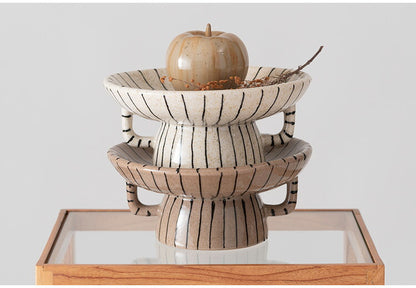 トレイベース CLY-74 東谷 トレー トレイ オブジェ インテリア 雑貨 置物 小物入れ アクセサリートレイ ディスプレイ おしゃれ お洒落 北欧 陶器 セラミック モダン オーナメント 直径26cm(代引不可)