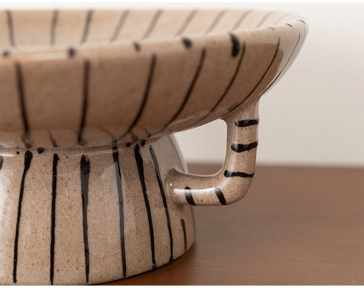 トレイベース CLY-74 東谷 トレー トレイ オブジェ インテリア 雑貨 置物 小物入れ アクセサリートレイ ディスプレイ おしゃれ お洒落 北欧 陶器 セラミック モダン オーナメント 直径26cm(代引不可)