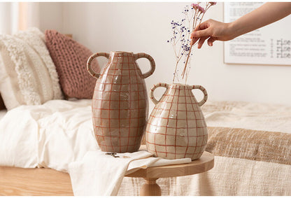 フラワーベース CLY-75 東谷 フラワーベース 花瓶 花びん かびん フラワースタンド 陶器 北欧 おしゃれ ドライフラワー シンプル 艶 生花 枝物 卓上 床置き 陶器製 和モダン モダン レトロ(代引不可)