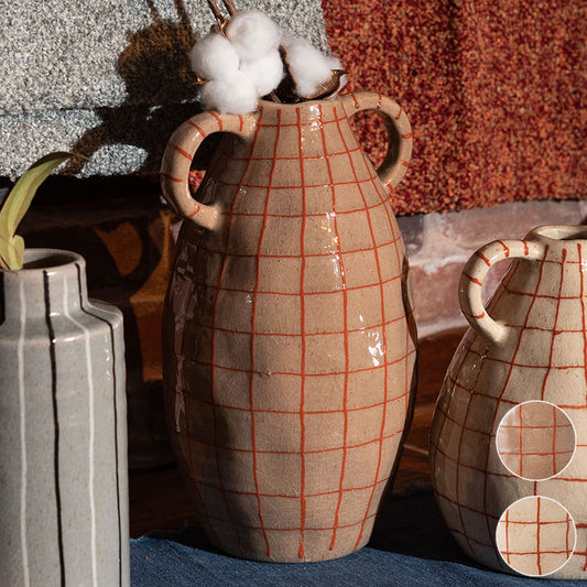 フラワーベース CLY-76 東谷 フラワーベース 花瓶 花びん かびん フラワースタンド 陶器 北欧 おしゃれ ドライフラワー シンプル 艶 生花 枝物 卓上 床置き 陶器製 和モダン モダン レトロ(代引不可)