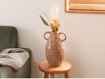 フラワーベース CLY-76 東谷 フラワーベース 花瓶 花びん かびん フラワースタンド 陶器 北欧 おしゃれ ドライフラワー シンプル 艶 生花 枝物 卓上 床置き 陶器製 和モダン モダン レトロ(代引不可)