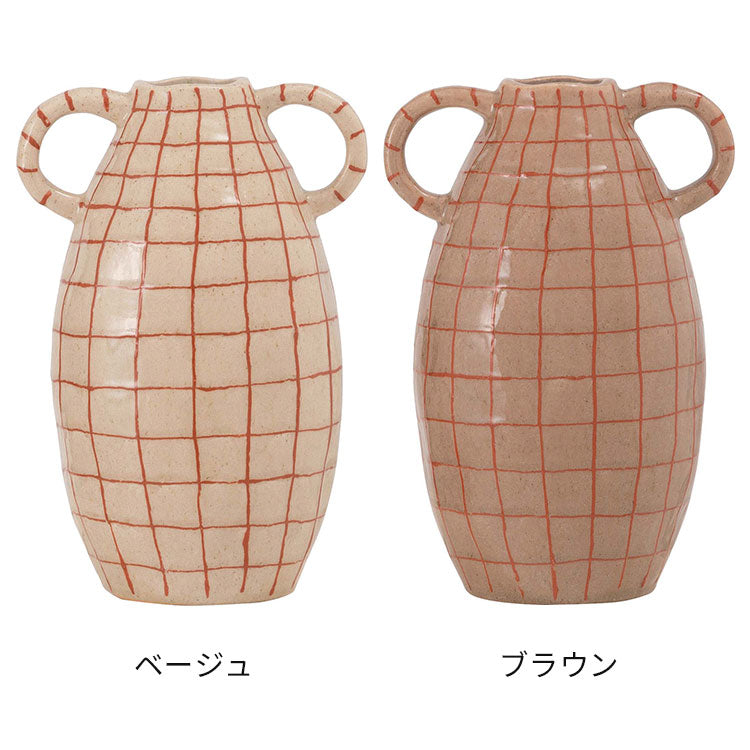 フラワーベース CLY-76 東谷 フラワーベース 花瓶 花びん かびん フラワースタンド 陶器 北欧 おしゃれ ドライフラワー シンプル 艶 生花 枝物 卓上 床置き 陶器製 和モダン モダン レトロ(代引不可)