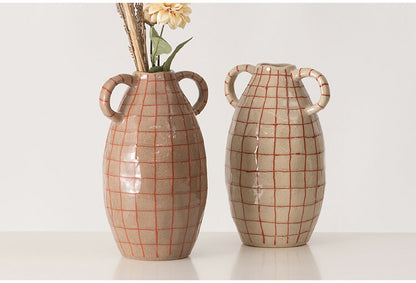 フラワーベース CLY-76 東谷 フラワーベース 花瓶 花びん かびん フラワースタンド 陶器 北欧 おしゃれ ドライフラワー シンプル 艶 生花 枝物 卓上 床置き 陶器製 和モダン モダン レトロ(代引不可)