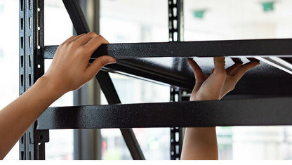 オープンラック ボルトレスラック 5段 幅129cm 奥行60cm キャスター付き スチールラック 収納棚 無骨 無骨 おしゃれ ヴィンテージ 本棚 シェルフ キャビネット スチール棚 レンジラック(代引不可)