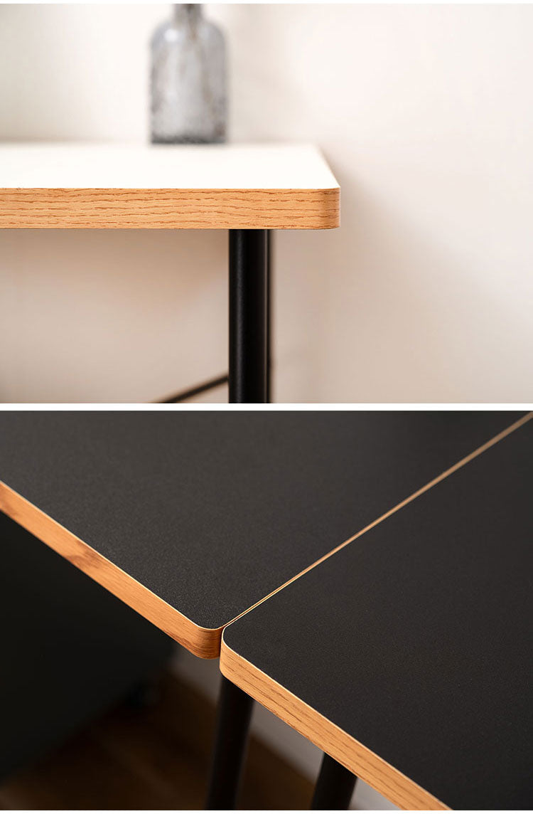 デスク 幅80cm 木製 スチール脚 コンパクト 省スペース インテリア 北欧 リモートワーク 在宅ワーク リビング ダイニング シンプル 机 デスク テーブル パソコンデスク(代引不可)