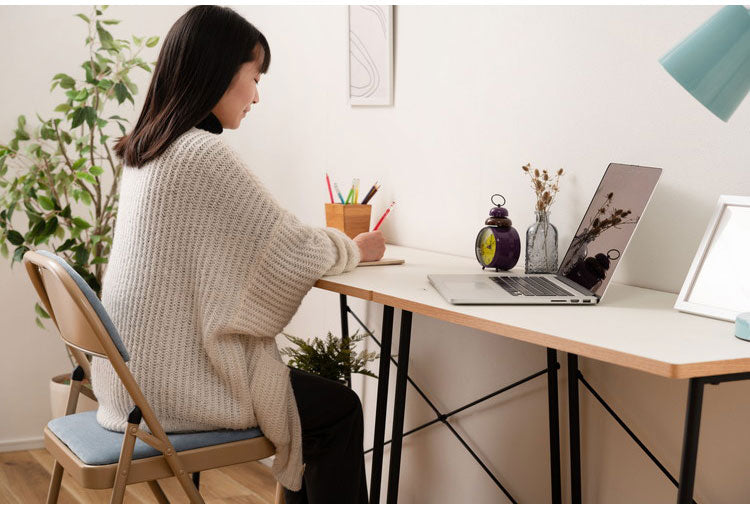 デスク 幅100cm 木製 スチール脚 コンパクト 省スペース インテリア 北欧 リモートワーク 在宅ワーク リビング ダイニング シンプル 机 デスク テーブル パソコンデスク(代引不可)