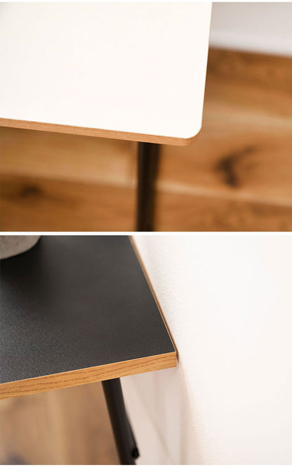 デスク 幅100cm 木製 スチール脚 コンパクト 省スペース インテリア 北欧 リモートワーク 在宅ワーク リビング ダイニング シンプル 机 デスク テーブル パソコンデスク(代引不可)