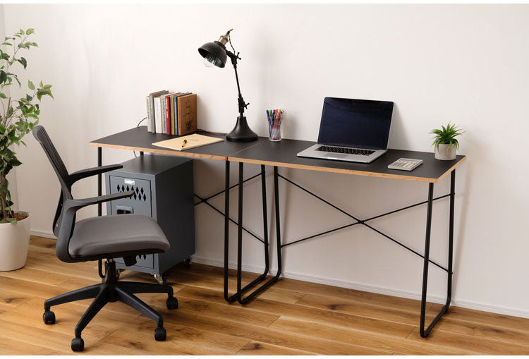 デスク 幅100cm 木製 スチール脚 コンパクト 省スペース インテリア 北欧 リモートワーク 在宅ワーク リビング ダイニング シンプル 机 デスク テーブル パソコンデスク(代引不可)