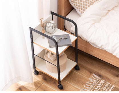 デスクワゴン デスクワゴン ワゴン シンプル ブラック 黒 収納 キャスター キャスター付き 2段 おしゃれ 背板付き 背板 高さ60cm 仕事用 スチール 木製 木 インテリア おしゃれ 北欧 かわいい(代引不可)