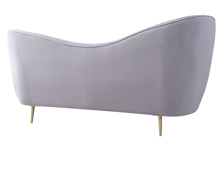 ソファ ソファー 2人掛け 2人掛けソファー アーム付き 幅162cm ファブリック 布地 ベロア生地 クッション付き かわいい 高級感 上品 おしゃれ ピンク グレー(代引不可)