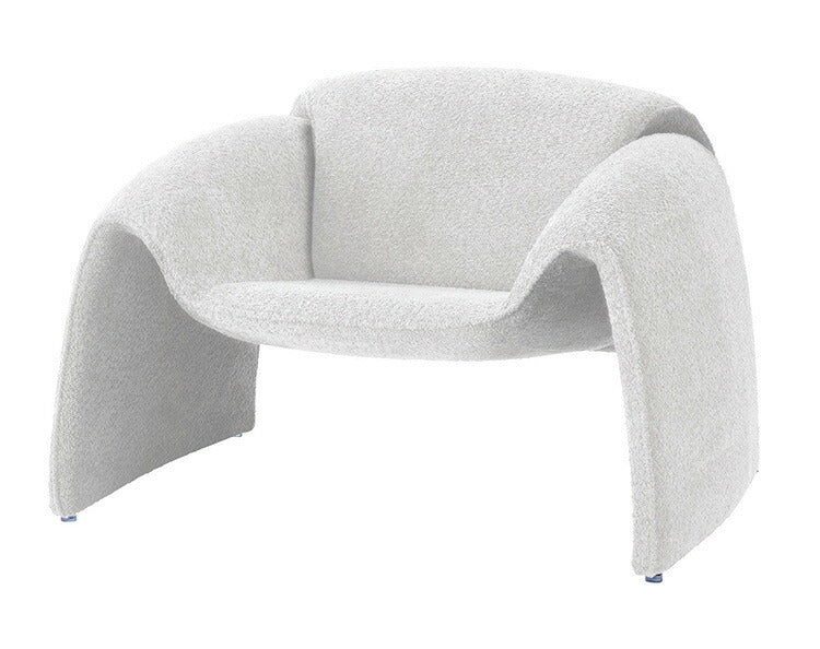 ソファ EYS-10 東谷 ソファ ソファー ブークレ素材 ダークグレー 1人掛け 一人用 1P モダン おしゃれ 完成品 一人暮らし リビング 無地 北欧(代引不可)