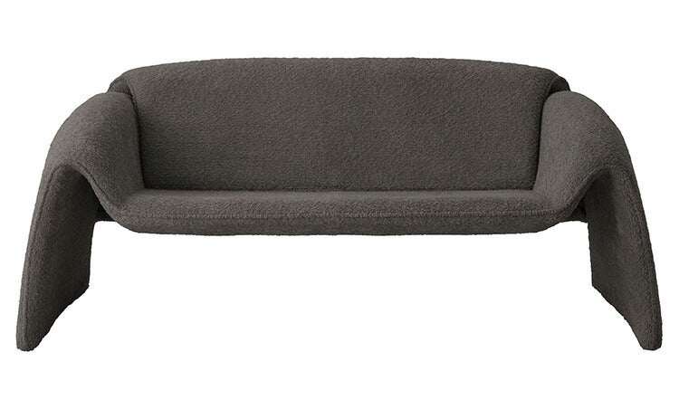 ソファ EYS-11 東谷 ソファ ソファー ブークレ素材 ダークグレー 2人掛け 二人用 2P モダン おしゃれ 完成品 ファミリー ワイド リビング 無地 北欧(代引不可)