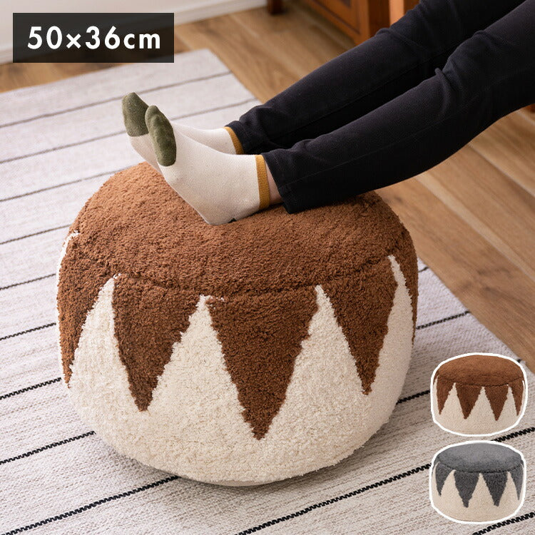 ビーズクッション ラウンドスツール 丸型 コットン 発砲ビーズ オットマン 腰掛け 座布団 座椅子 イス いす 椅子 軽量 ソファ おしゃれ かわいい クッションチェア 丸クッション 韓国インテリア(代引不可)