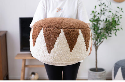 ビーズクッション ラウンドスツール 丸型 コットン 発砲ビーズ オットマン 腰掛け 座布団 座椅子 イス いす 椅子 軽量 ソファ おしゃれ かわいい クッションチェア 丸クッション 韓国インテリア(代引不可)