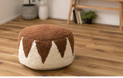 ビーズクッション ラウンドスツール 丸型 コットン 発砲ビーズ オットマン 腰掛け 座布団 座椅子 イス いす 椅子 軽量 ソファ おしゃれ かわいい クッションチェア 丸クッション 韓国インテリア(代引不可)