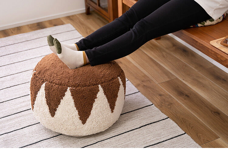 ビーズクッション ラウンドスツール 丸型 コットン 発砲ビーズ オットマン 腰掛け 座布団 座椅子 イス いす 椅子 軽量 ソファ おしゃれ かわいい クッションチェア 丸クッション 韓国インテリア(代引不可)