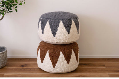 ビーズクッション ラウンドスツール 丸型 コットン 発砲ビーズ オットマン 腰掛け 座布団 座椅子 イス いす 椅子 軽量 ソファ おしゃれ かわいい クッションチェア 丸クッション 韓国インテリア(代引不可)