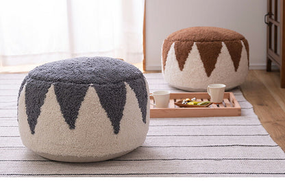 ビーズクッション ラウンドスツール 丸型 コットン 発砲ビーズ オットマン 腰掛け 座布団 座椅子 イス いす 椅子 軽量 ソファ おしゃれ かわいい クッションチェア 丸クッション 韓国インテリア(代引不可)