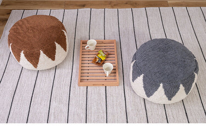 ビーズクッション ラウンドスツール 丸型 コットン 発砲ビーズ オットマン 腰掛け 座布団 座椅子 イス いす 椅子 軽量 ソファ おしゃれ かわいい クッションチェア 丸クッション 韓国インテリア(代引不可)