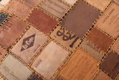 スツール キューブスツール おしゃれ タグ 腰掛け レザー ラウンドスツール 個性的 ヴィンテージ ラウンド 丸 大きめ オットマン リビング 寝室 店舗 ディスプレイ(代引不可)