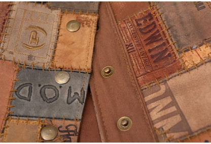 プランターカバー Sサイズ ボタン 本革コットン カバー 屋内用 ガーデニング インテリア おしゃれ 北欧 かわいい シンプル 雑貨 ナチュラル 植木鉢(代引不可)