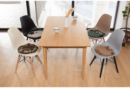 アニマルシートクッション キャット オウル シープ ベアー ネコ 猫 にゃんこ フクロウ ヒツジ 羊 クマ 熊 かわいい シートクッション 椅子 動物 アニマル柄 おしゃれ 個性的 コンパクト ふわふわ(代引不可)