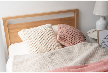 ニットクッション 幅40cm 正方形 クッション くすみカラー インテリア おしゃれ かわいい 北欧 シンプル ロアクッション リビング ダイニング 寝室 モダン ピロークッション(代引不可)