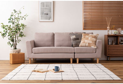 クッション 正方形 45×45cm 高級感 インテリア 北欧 かわいい シンプル おしゃれ フロアクッション リビング ダイニング 寝室 モダン ピロークッション(代引不可)