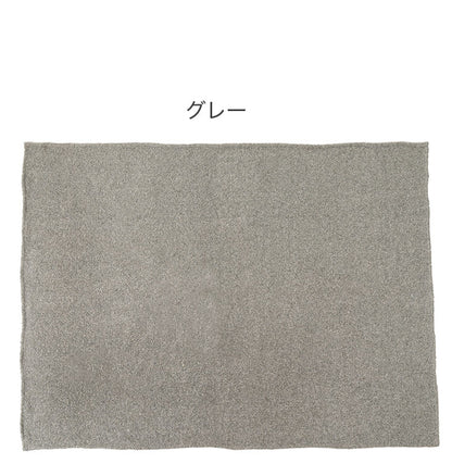 スローケット 薄手 ブランケット 大判 茶色 ブラウン 長方形 おしゃれ ブークレ生地 くすみカラー 寝室 無地 シンプル 四角 リビング もこもこ 北欧 モダン 大きめ ベッド ひざ掛け(代引不可)