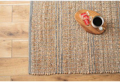 ラグ FAB-302 東谷 ラグ 130 190 130×190 190×130 1.5畳 コットン 綿 ジュート 麻 リゾート アジアン ナチュラル 北欧 シンプル 敷き物 ベージュ ブラウン 茶色(代引不可)